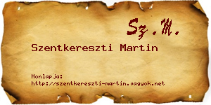 Szentkereszti Martin névjegykártya